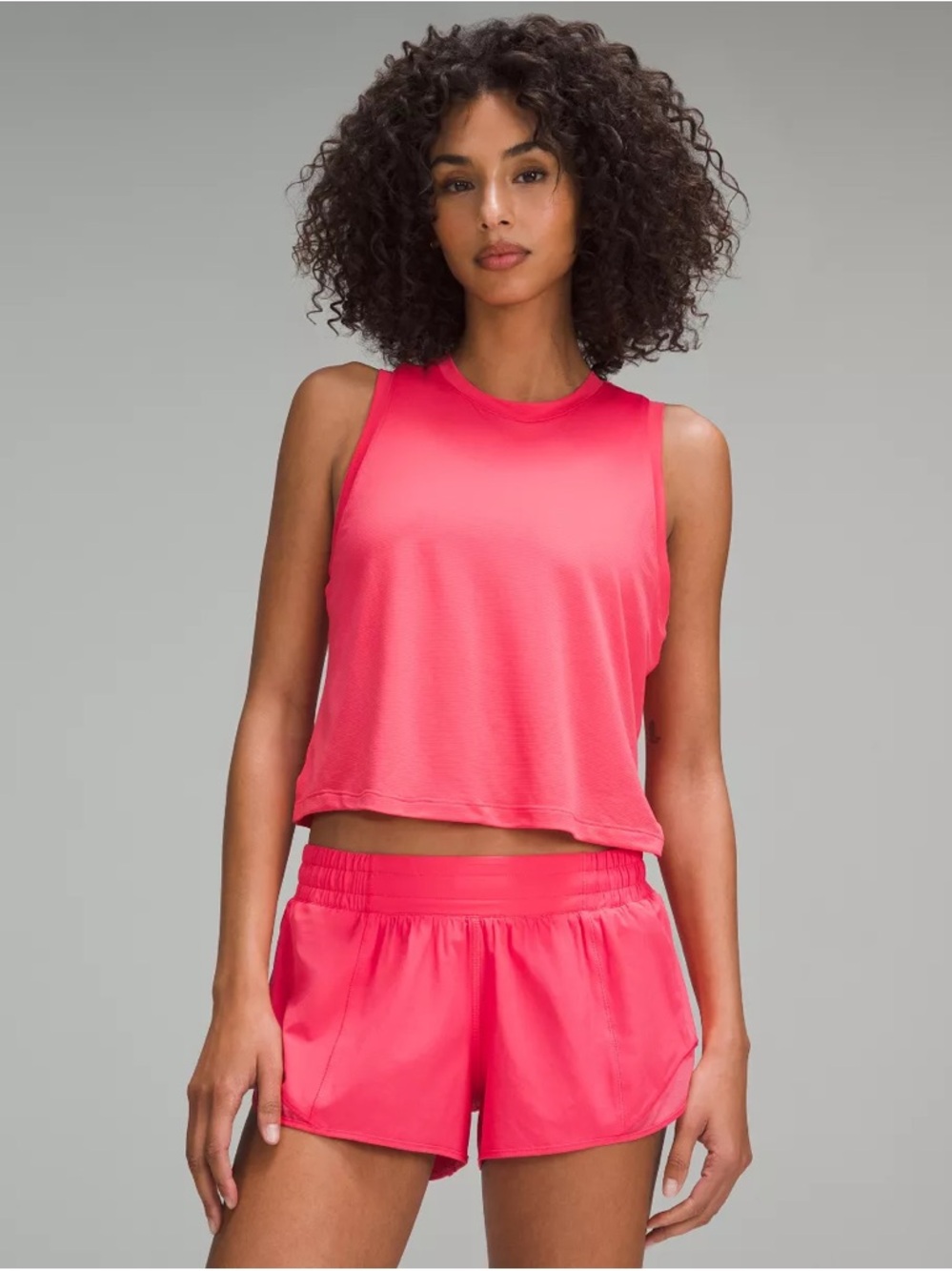 Lululemon Ultralight Waist-Length Tank Top in Glaze Pink